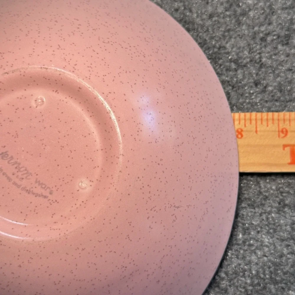 Vintage Antique Vernon Ware Speckled Tickled Pink 9